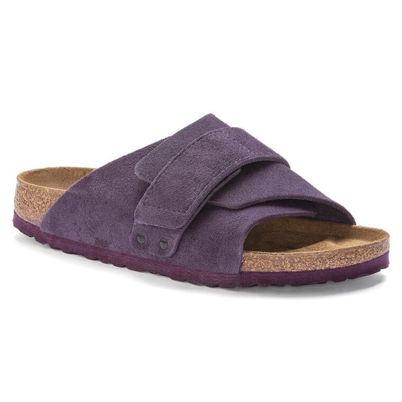 Birkenstock Kyoto Suede Sandal - Purple - 39 EU Narrow - Picture 2 of 10
